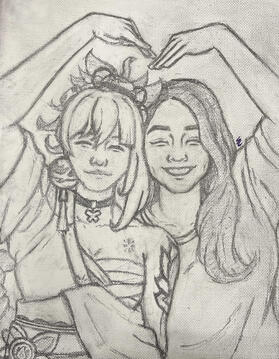 Yoimiya and her VA Jenny Yokobori